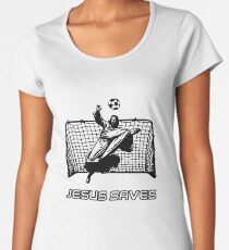 Jesus Saves Women's Premium T-Shirt