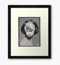 thinker Framed Print