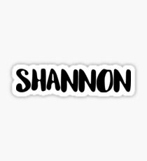 Shannon Sticker
