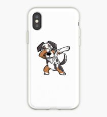 Lustiger tupfender australischer Schäfer iPhone-Hülle & Cover