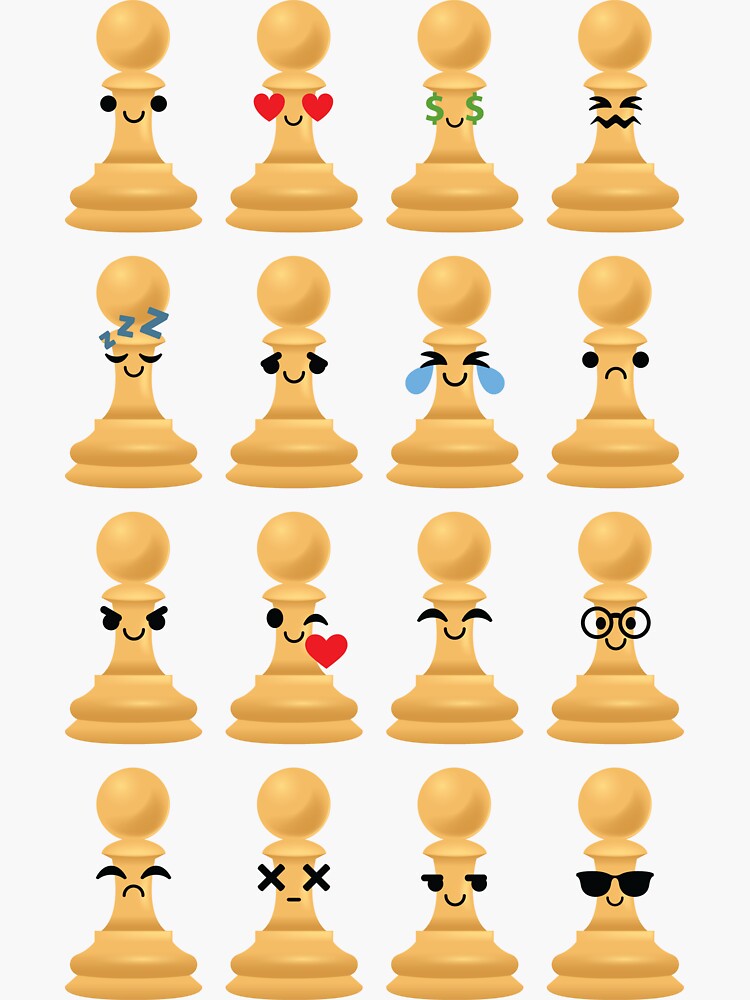 "Chess Emoji " Stickers by HippoEmo Redbubble