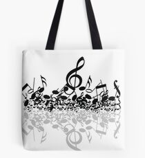 Musical Notes Tote Bag