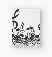 Cuaderno de tapa dura Notas musicales