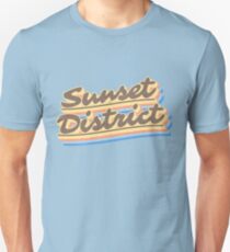 Sunset District | Retro Rainbow Unisex T-Shirt