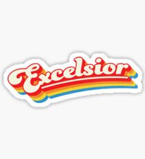 Excelsior | Retro Rainbow Sticker