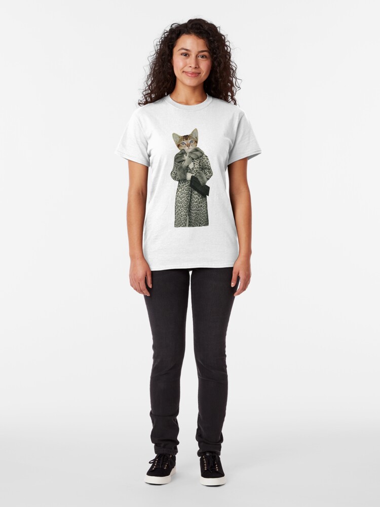 Alternative Ansicht von Kätzchen gekleidet als Katze Classic T-Shirt