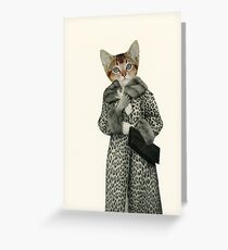 Kitten Dressed as Cat Greeting Card