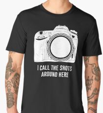 Photographer I call the shots funny design Men's Premium T-Shirt