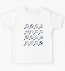 Magnifying Emoji Kids Tee