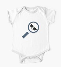 Magnifying Emoji One Piece - Short Sleeve