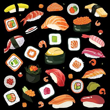 Japanese Sushi Roll Set Kids T-Shirt for Sale by KewaleeTee