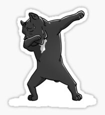 Funny Dabbing Cane Corso Dog Sticker
