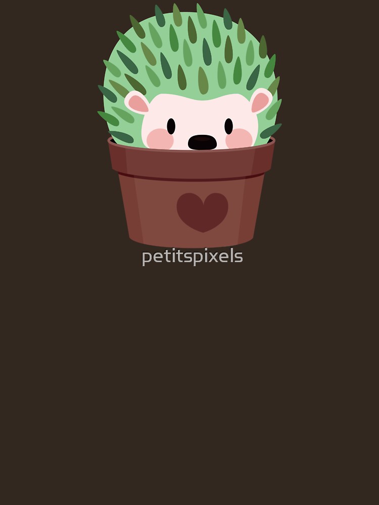 Hedgehogs disguised as cactuses by petitspixels