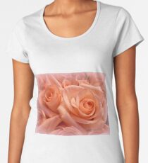 Roses, blushing so tenderly for you. Women's Premium T-Shirt