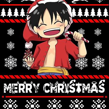 Merry Christmas From Monkey D Luffy One Piece Unisex Sweatshirt - Teeruto