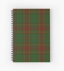 00304 Cavan County District Tartan Spiral Notebook