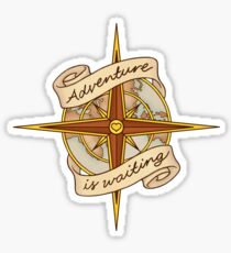 Pegatina Compás de Aventura