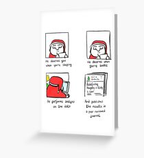Scientific Santa Greeting Card