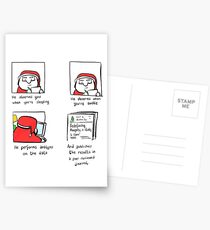 Scientific Santa Postcards