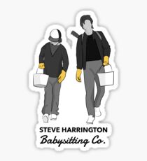 Steve Harrington Babysitting Co. Sticker