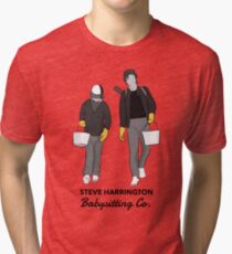 Steve Harrington Babysitting Co. Tri-blend T-Shirt