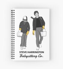 Steve Harrington Babysitting Co. Spiral Notebook