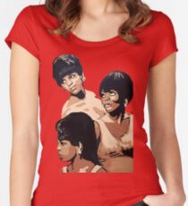 Diana Ross & the Supremes Women's Fitted Scoop T-Shirt