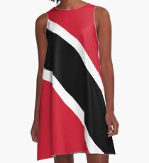Trinidad and Tobago Flag A-Line Dress