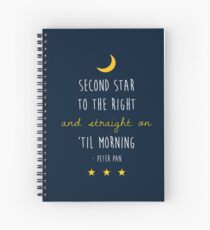 Peter Pan (Version Two) Spiral Notebook