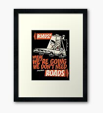 Roads Framed Print