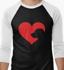 Labrador Owner Gift Lab In My Heart Men's Baseball ¾ T-Shirt