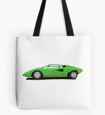 Lamborghini Countach - Green Tote Bag