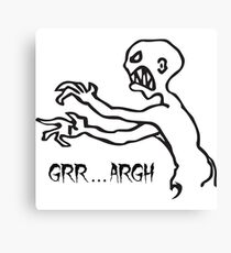 Grr Argh Monster, Buffy the Vampire Slayer, Mutant Enemy, 90s, BTVS, Zombie Canvas Print