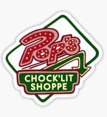 Pop's Chock'lit Shoppe (Dark) Sticker