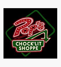 Pop's Chock'lit Shoppe (Dark) Photographic Print