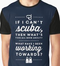 The Office - Creed Bratton If I Can't Scuba Graphic T-Shirt