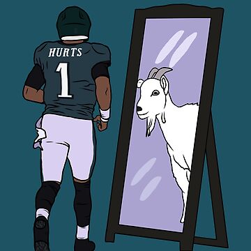 Jalen Hurts Mirror GOAT | Kids T-Shirt