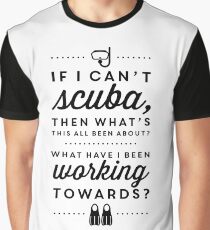 The Office - Creed Bratton If I Can't Scuba Graphic T-Shirt