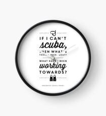 The Office - Creed Bratton If I Can't Scuba Clock
