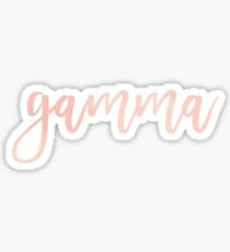 gamma Sticker