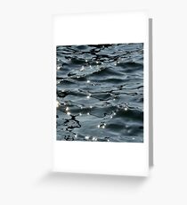 Water surface Greeting Card