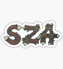 SZA Name Logo Sticker