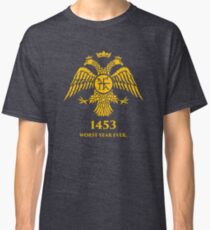 "1453 - Worst Year Ever" Byzantine Eagle Classic T-Shirt