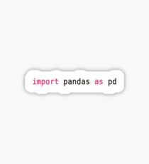 import pandas as pd Sticker