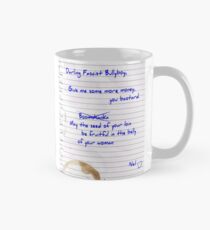 The Young Ones, Dear Bank Manager Mug