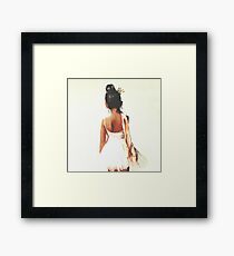 Afroamerikaner-Ballerina Gerahmtes Wandbild