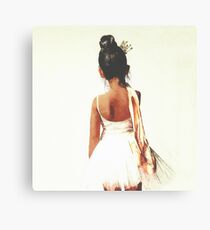 African American Ballerina Canvas Print
