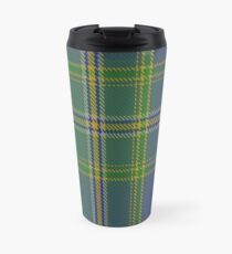 00428 All Ireland Blue District Tartan Travel Mug