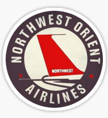 Pegatina Vintage Northwest Airlines