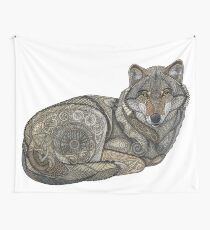 Norse Wolf Wall Tapestry